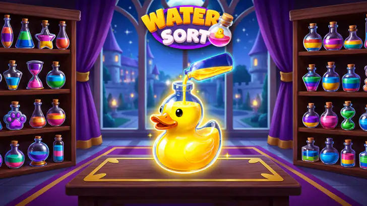 Water Sort: Color Match feature graphic