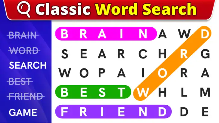 Word Search Games: Word Find feature graphic