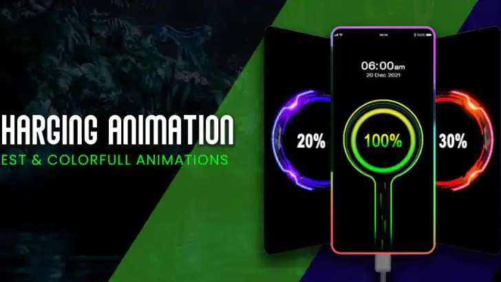3D Battery Charging Animation feature graphic