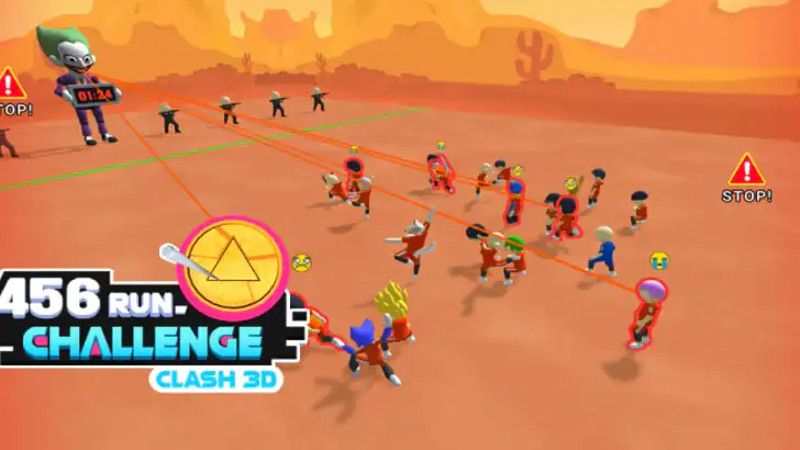 456 Run Challenge: Clash 3D feature graphic