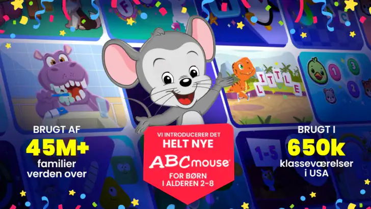 ABCmouse: Spil & læring feature graphic