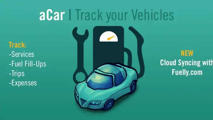 aCar - Car Management, Mileage feature graphic