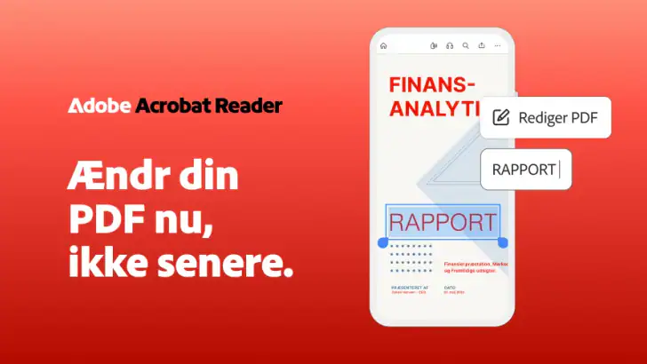Adobe Acrobat Reader: PDF-tegn feature graphic