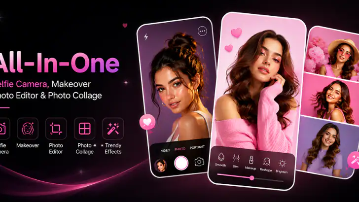 AI Beauty Camera & Editor feature graphic