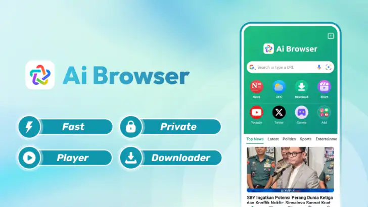 Ai Browser - Safe Web feature graphic