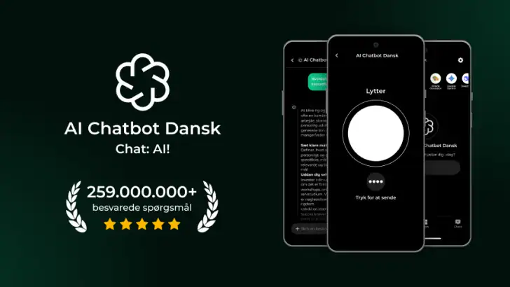 AI Chatbot Dansk - Chat: AI! feature graphic