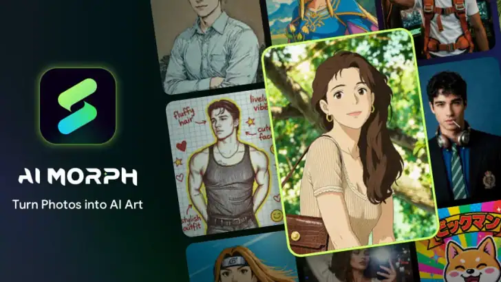 AI Photo Editor - AI Morph feature graphic