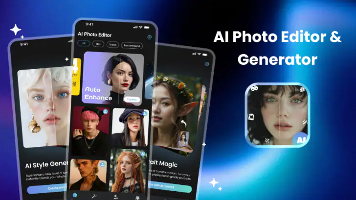 AI Photo Editor & Generator feature graphic