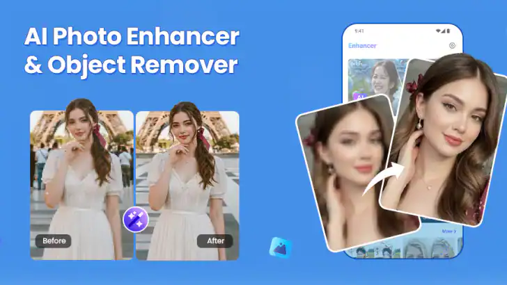AI Photo Enhancer and Remover feature graphic