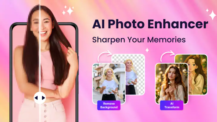 AI Photo Enhancer: Gen Art feature graphic