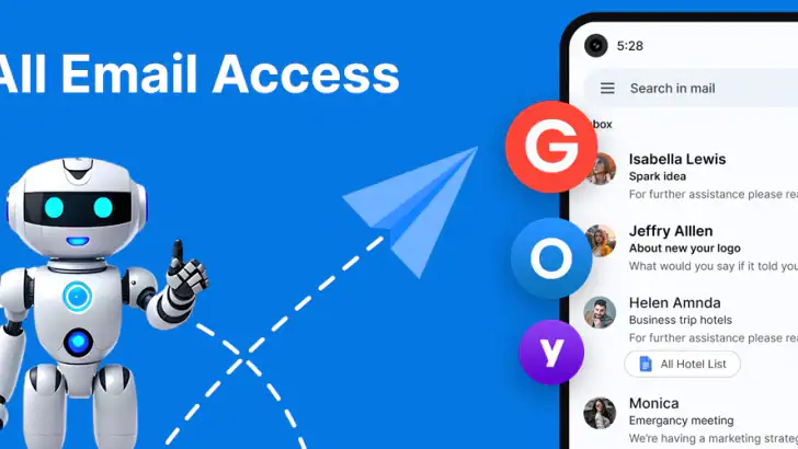 All Email Login feature graphic
