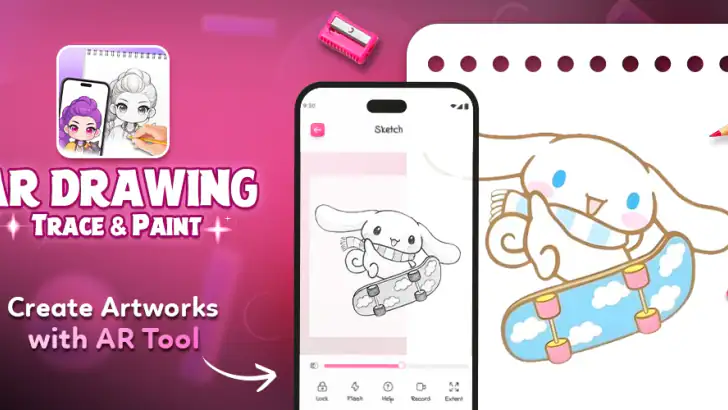 AR Tracing – Draw & Paint feature graphic