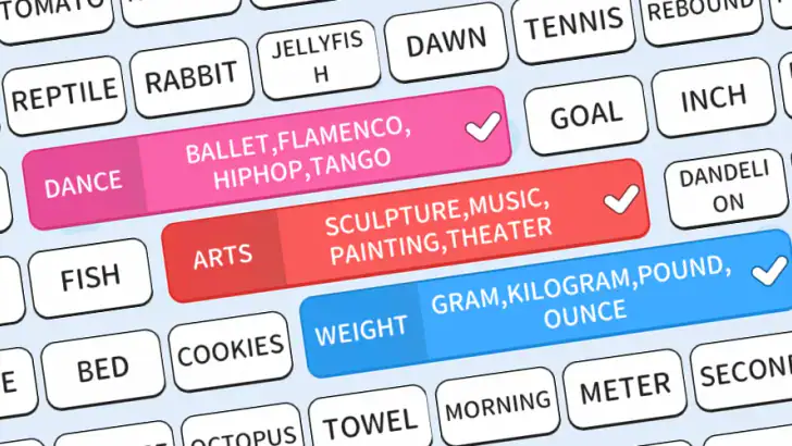 Association Sort: Word Match feature graphic
