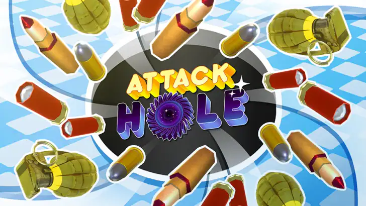 Attack Hole - Sort hul-spil feature graphic