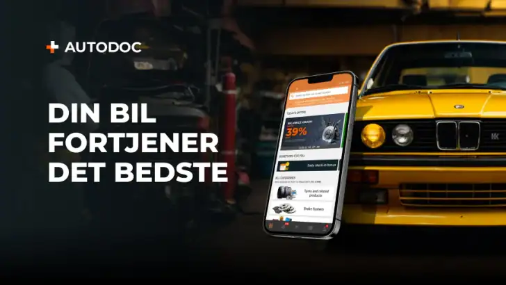 AUTODOC: bildele og dæk online feature graphic