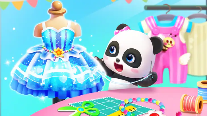Baby Panda's Fashion Dress Up feature graphic