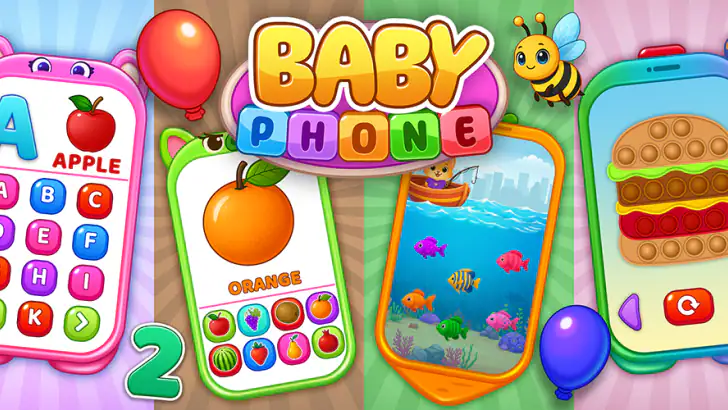 Baby Phone Game: Call & Chat feature graphic