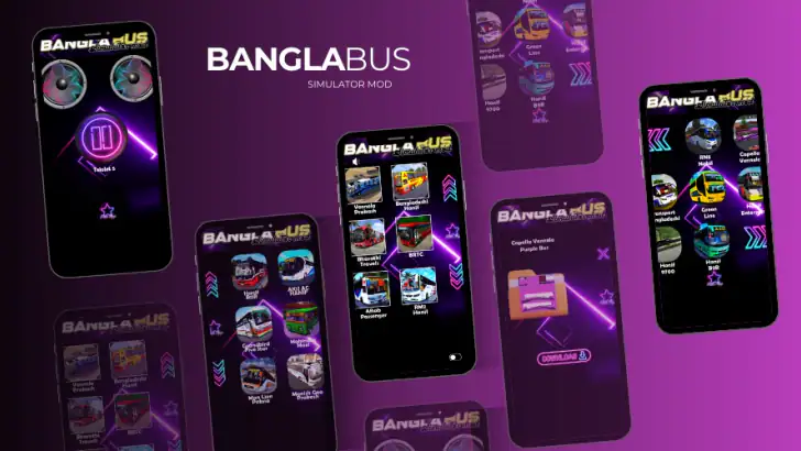 Bangla Bus Simulator Mod feature graphic