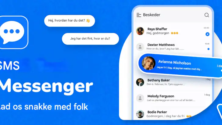Beskeder feature graphic