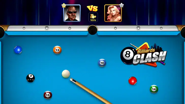 Billiards Clash feature graphic