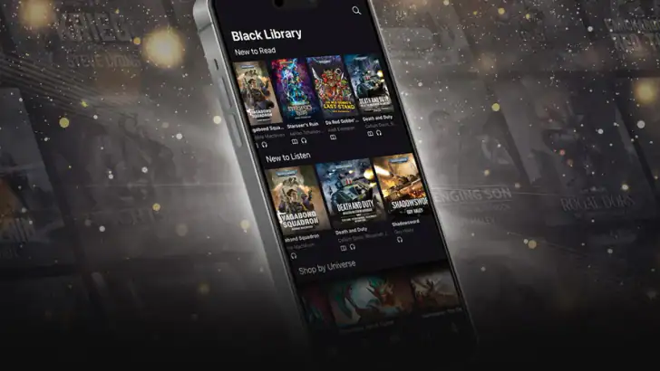 Black Library: The App feature graphic