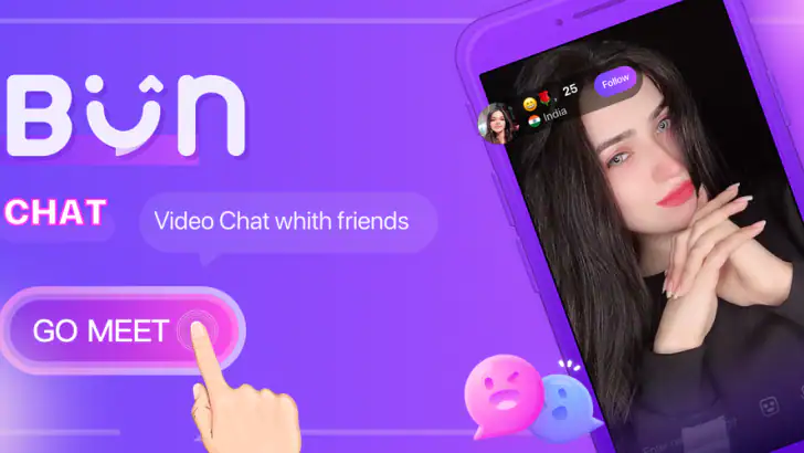 BunchatLite Video chat feature graphic