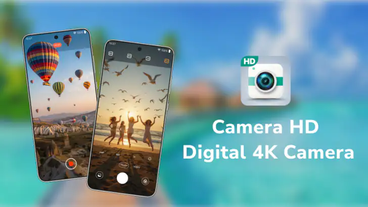 Camera HD - Digital 4K Camera feature graphic