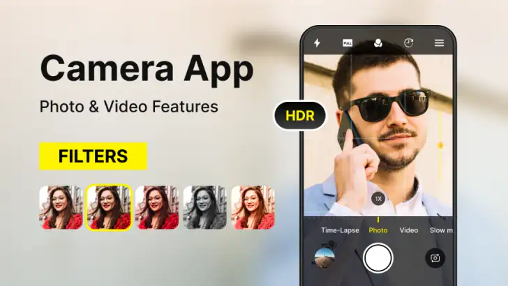 Camera HD for Android - 4K Cam feature graphic