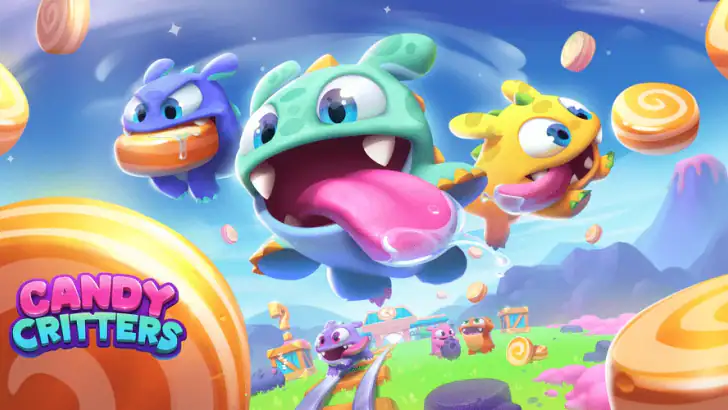 Candy Critters: Idle Merge feature graphic