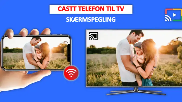 Cast telefon til tv, Chromcast feature graphic