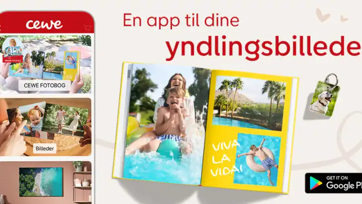 CEWE - fotobog og meget mere feature graphic