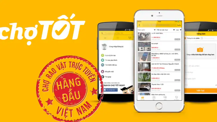 Chợ Tốt: Chuyên mua bán Online feature graphic