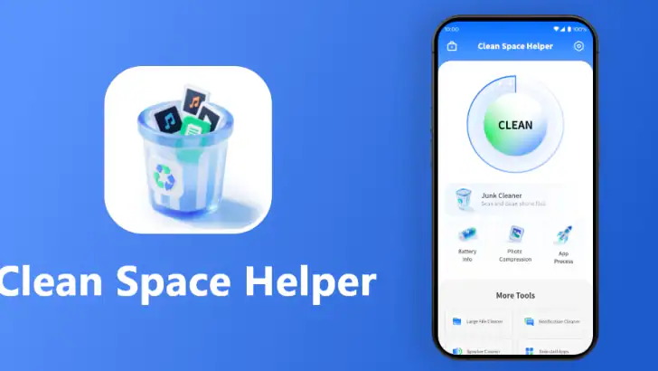 Clean Space Helper feature graphic