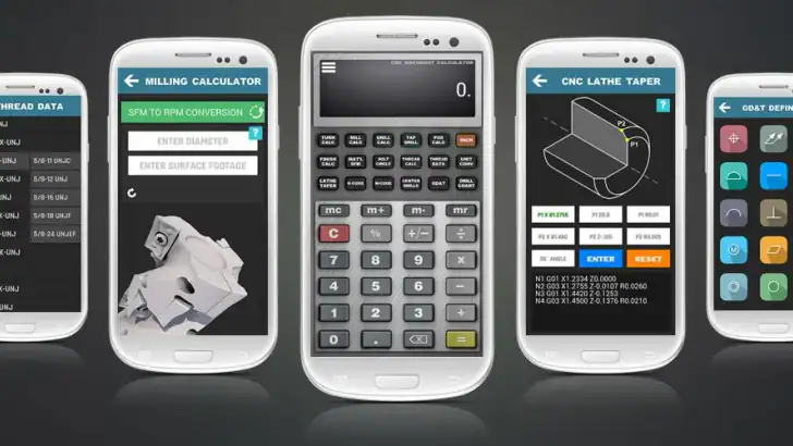 CNC Machinist Calculator Pro feature graphic
