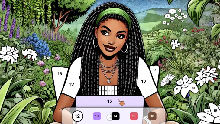 Color by Number: Coloring Book feature graphic