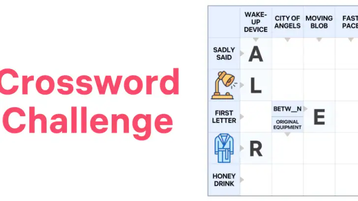 Crossword Challenge feature graphic