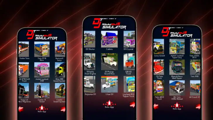 DJ Truck Mod Bus Simulator feature graphic