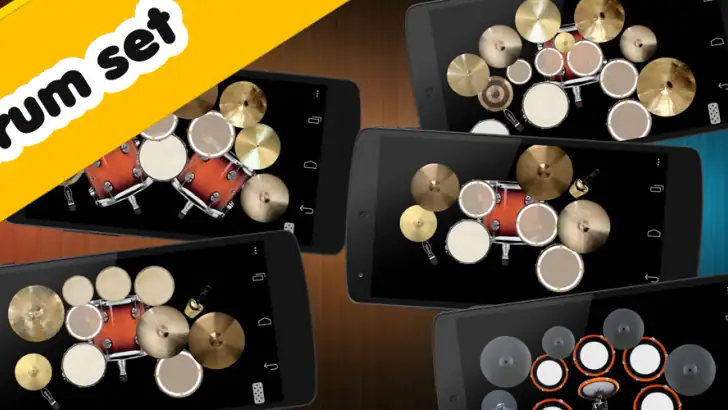 Drum Set - Drumming App feature graphic