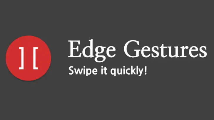 Edge Gestures feature graphic
