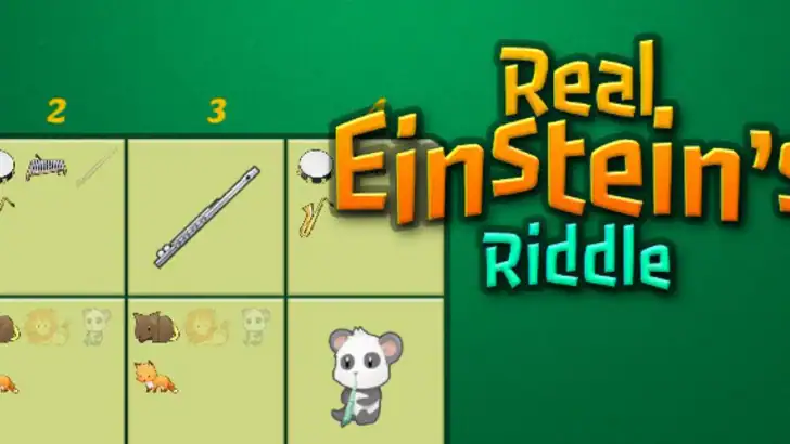 Einstein's Riddle Logic Puzzle feature graphic