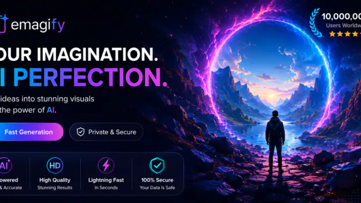 Emagify - AI Photo Generator feature graphic