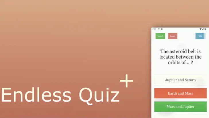 Endless Quiz Pro feature graphic