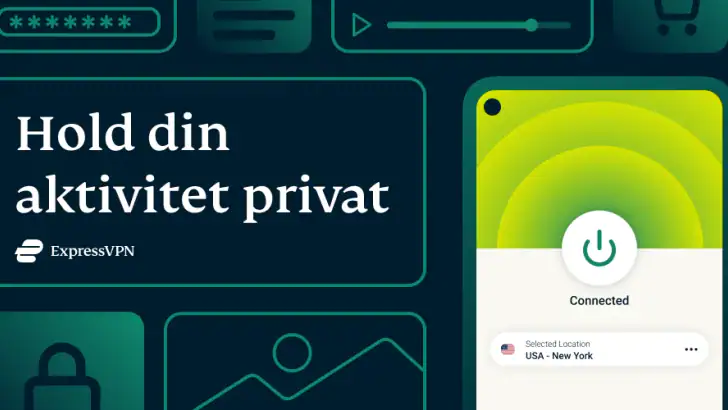 ExpressVPN: hurtig, sikker VPN feature graphic