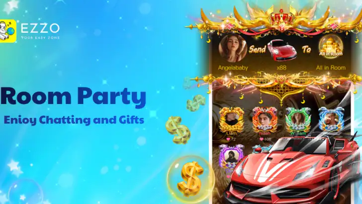 Ezzo-Voice Chat Party&Play feature graphic