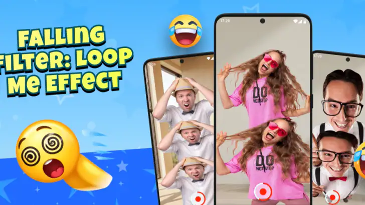 Falling Filter: Loop Me Effect feature graphic