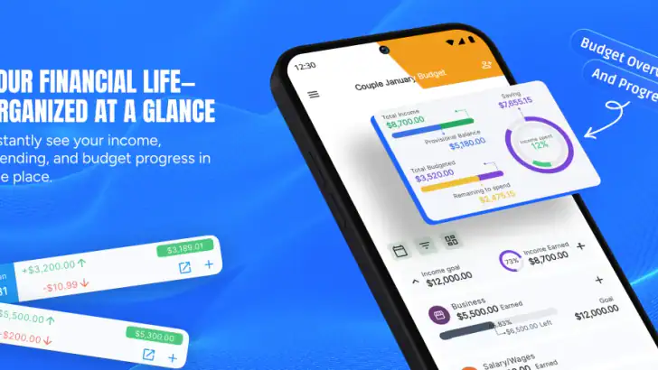 Family budget—Spending tracker feature graphic