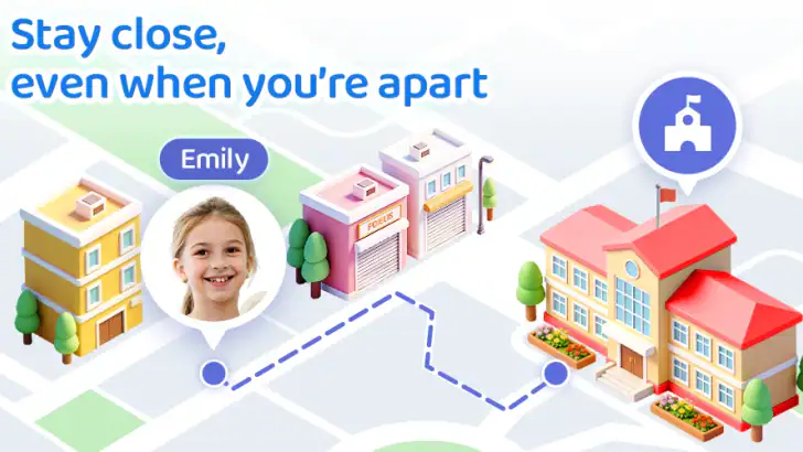 Family Locator - GPS-placering feature graphic
