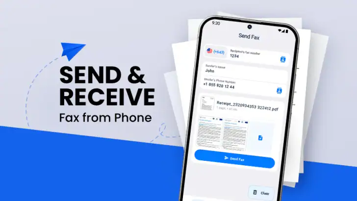 FaxFree: Send Faxes from Phone feature graphic