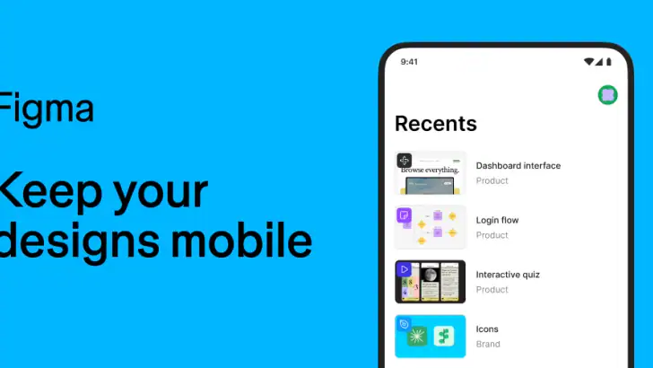 Figma: view. comment. mirror. feature graphic