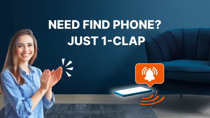 Find Your Phone with Clap feature graphic